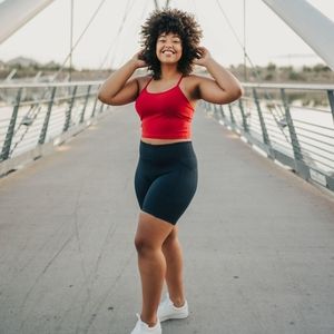 High Waisted Rio Shorts (7 in. inseam) - Light Navy